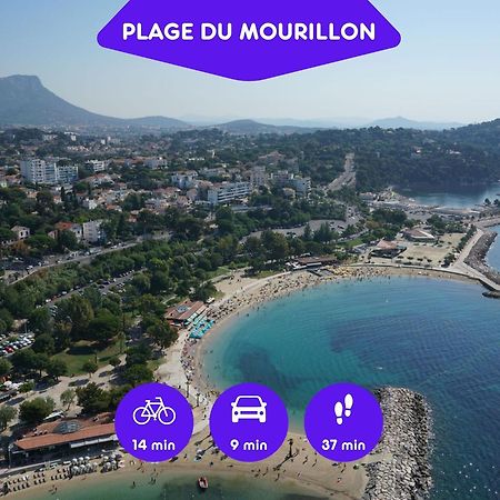 Bao Location - Ideal Pro & Groupe - Calme - Lumineux - Wifi - Terrasse - Jardin - Plage A 2Km - Proche Centre Ville, Gare, Commerces - Parking Prive Toulon Dış mekan fotoğraf